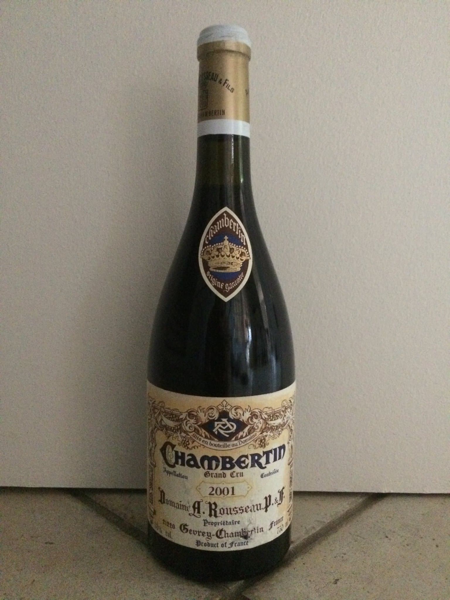 Domaine Armand Rousseau, Chambertin Grand Cru, 2001