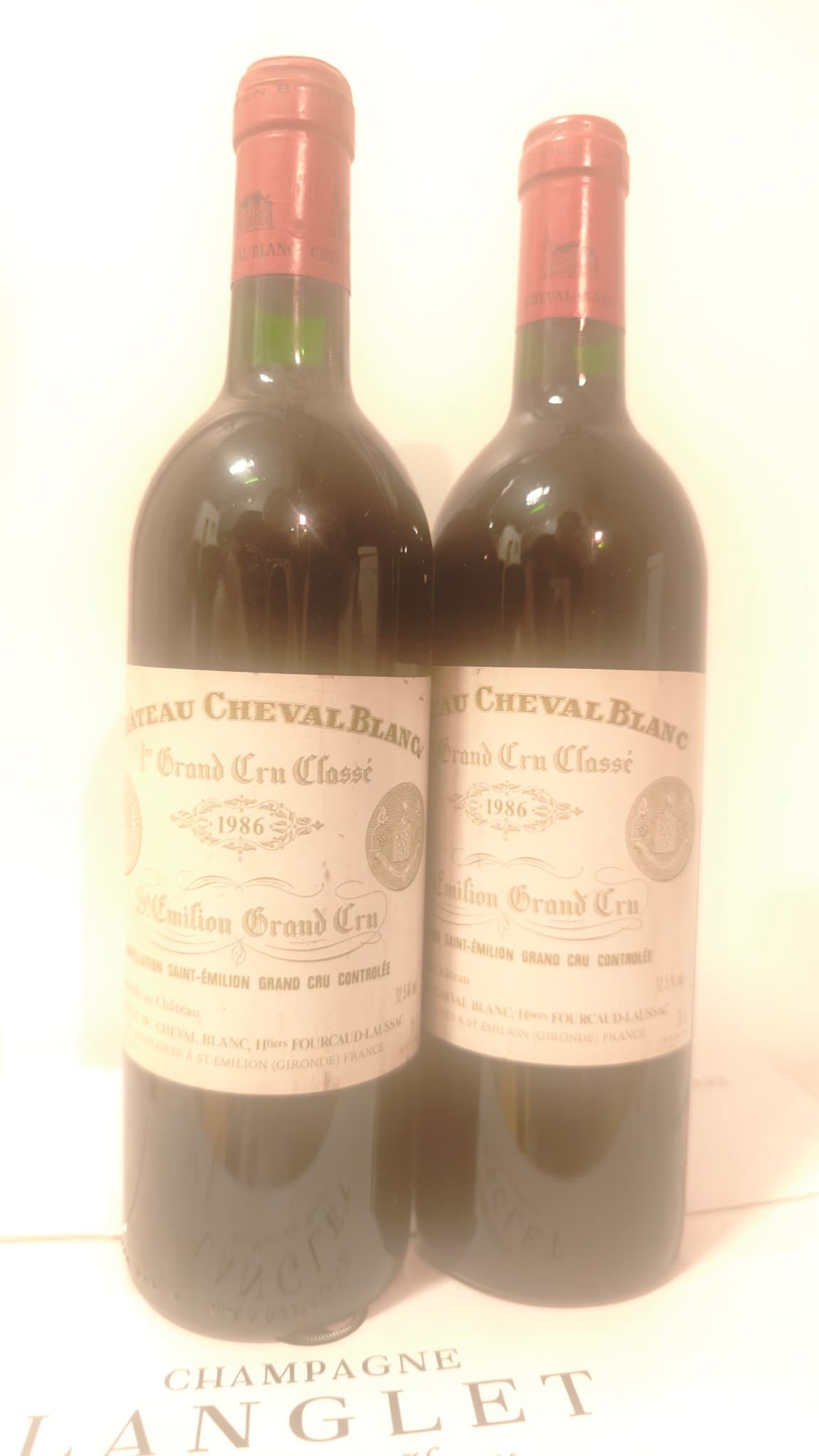 2 x Château Cheval Blanc, Saint-Émilion Grand Cru, 1986