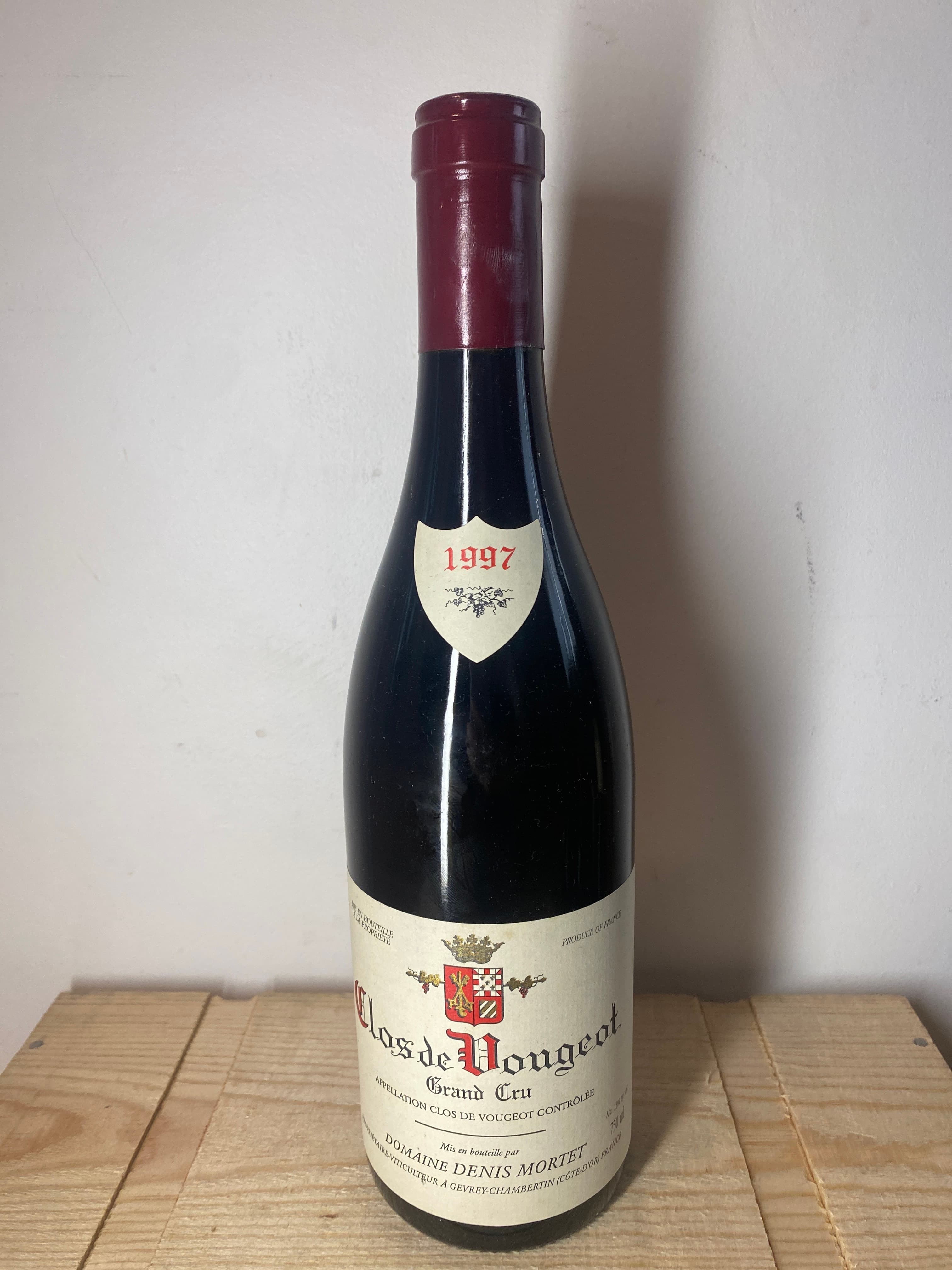 Clos de Vougeot Grand Cru, Domaine Denis Mortet, 1997