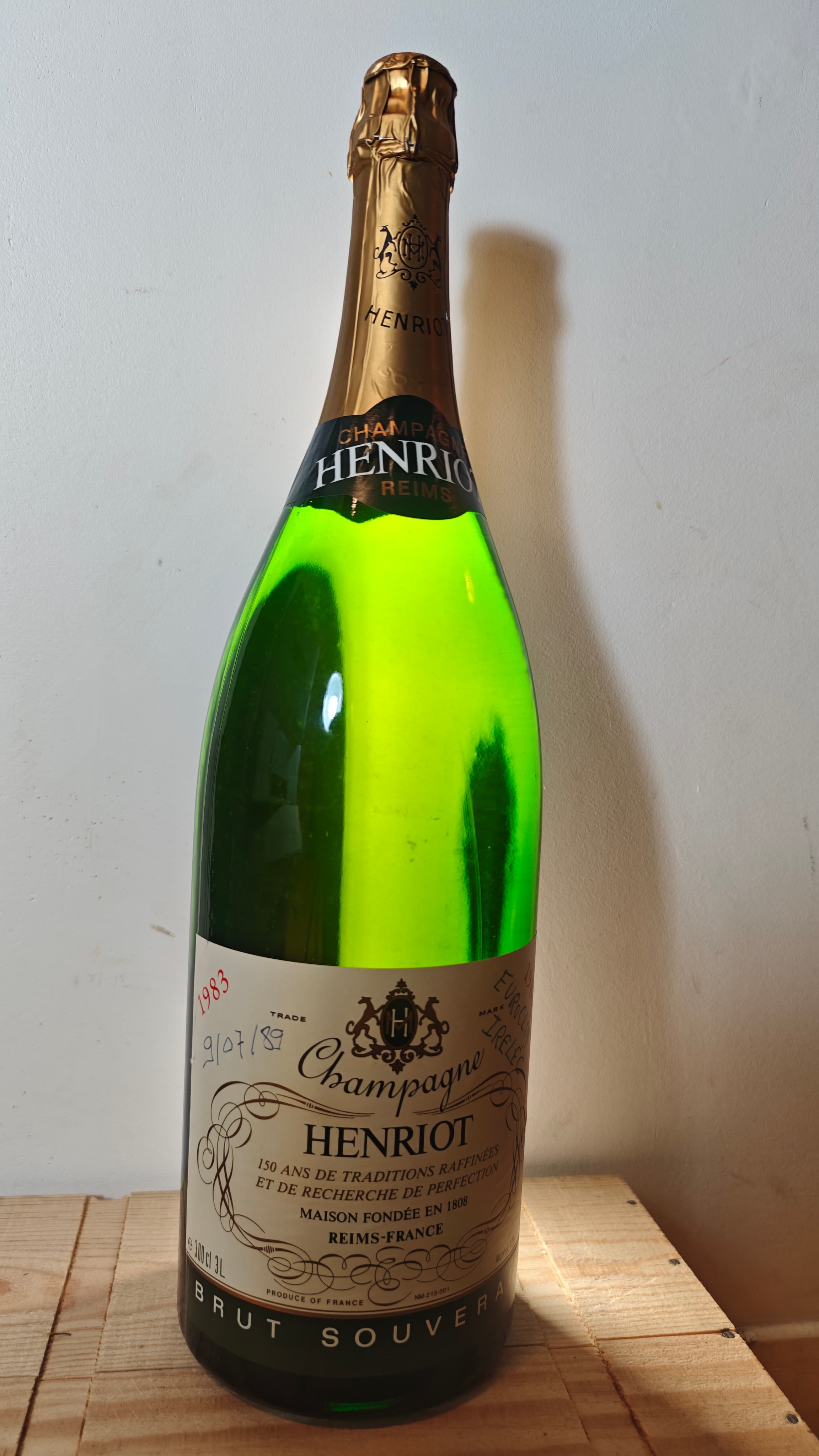CBO/OWC1 x Henriot, Brut Millesime, Champagne, 1983 (Jerob 3l)
