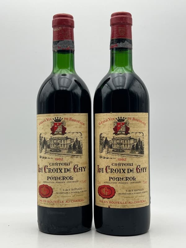 2 x Château la Croix de Gay, Pomerol, 1982