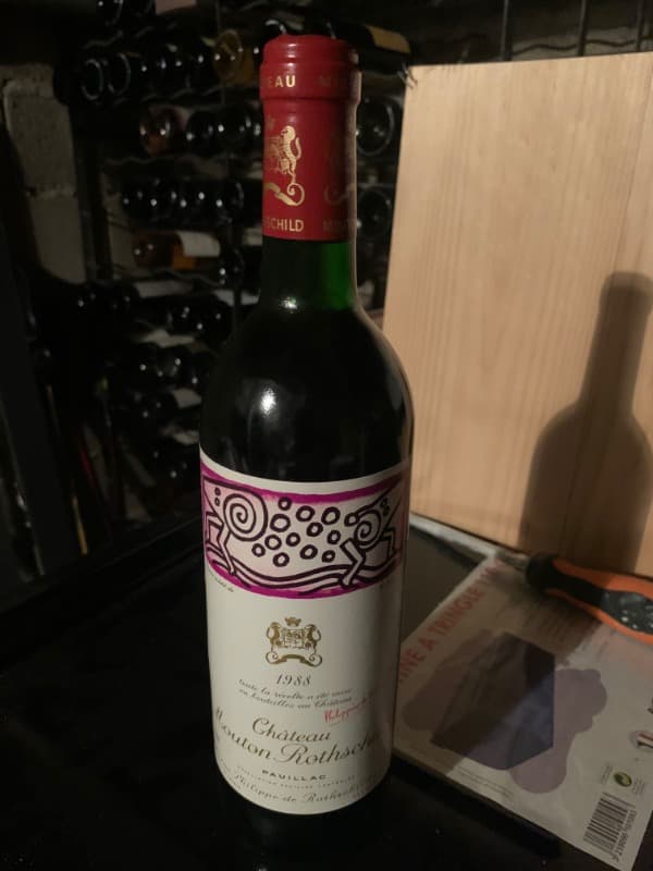 Château Mouton Rothschild, Pauillac, 1988