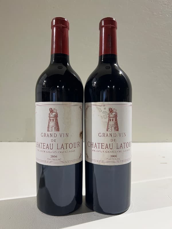 2 x Grand Vin de château Latour, Pauillac, 2006