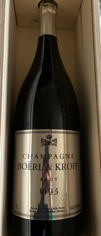 CBO/OWC1 x Brut, Boërl & kroff, Champagne, 1995 (Jeroboam - 3l)