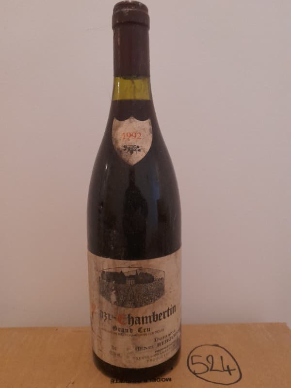Mazis-Chambertin, Grand Cru, Henri Rebourseau, 1992