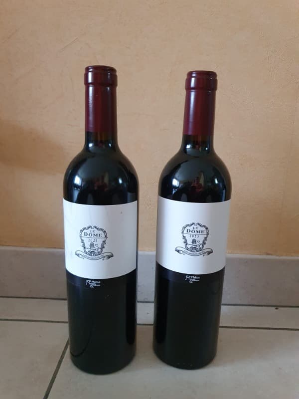 2 x Le Dôme, Jcp maltus, Saint-Émilion Grand Cru, 2021 et 2023