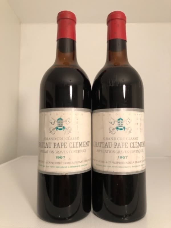 2 x Château Pape-Clément, Pessac-Léognan, 1967