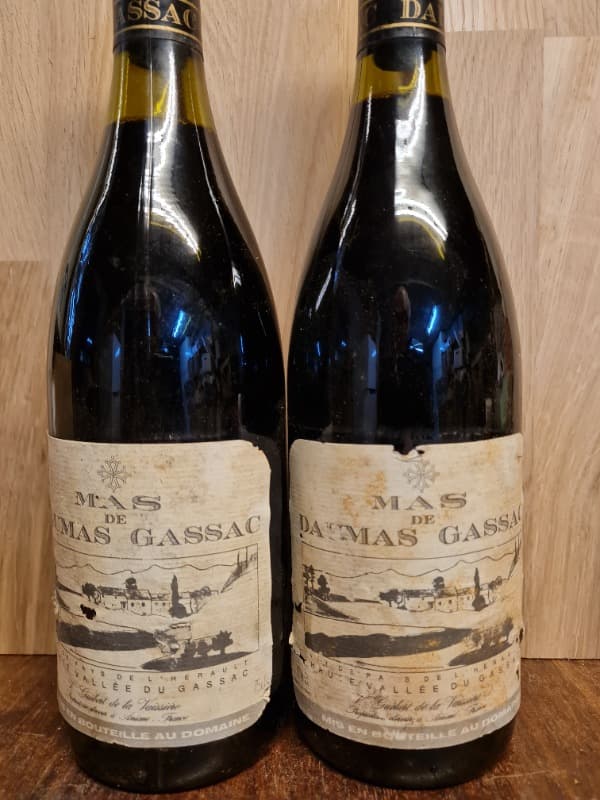 2 x Daumas Gassac, Vin de Pays de Saint-Guilhem le Désert, 1988