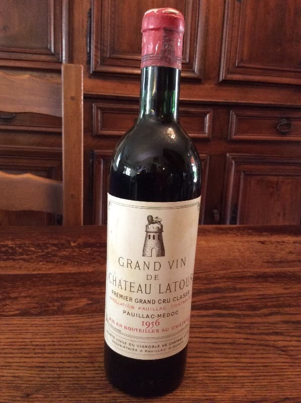 Grand Vin de Château Latour, Pauillac, 1956