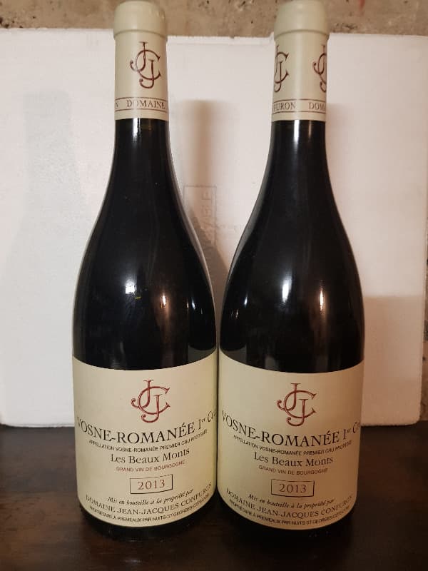2 x Vosne-Romanée, 1er cru - Les Beaux Monts, Jean-Jacques Confuron, 2013