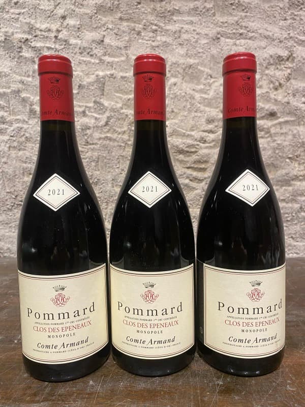 3 x Pommard, 1er Cru - Clos des Epeneaux, Domaine Comte Armand, 2021