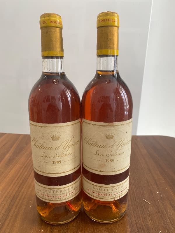 2 x Château d’Yquem, Sauternes, 1989