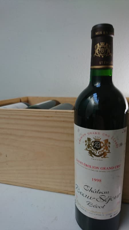 CBO/OWC 12 x Château Beau Séjour Bécot, Saint-Émilion, 1998