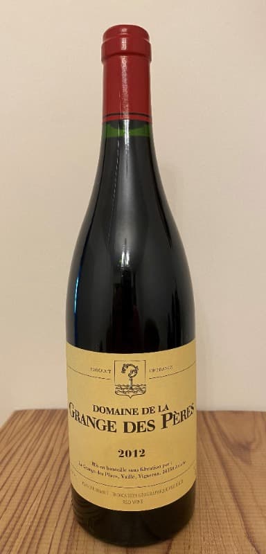 Domaine de la Grange des Pères, Vin de Pays de l'Hérault, 2012