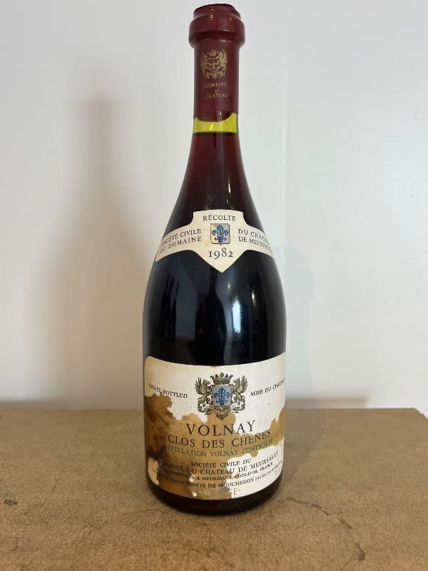 Volnay, 1er Cru - Clos des chênes, Château de Meursault, 1982