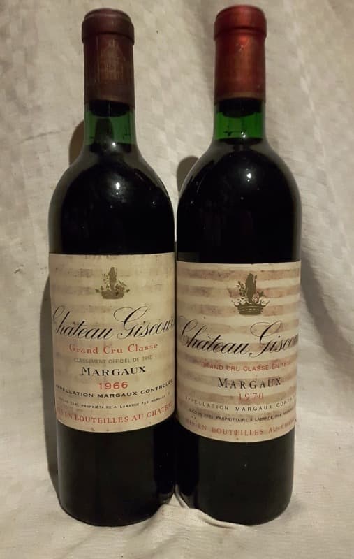 2 x Château Giscours, Margaux, 1966 / 1970