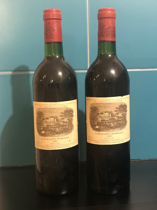 2 x Château Lafite-Rothschild, Pauillac, 1981