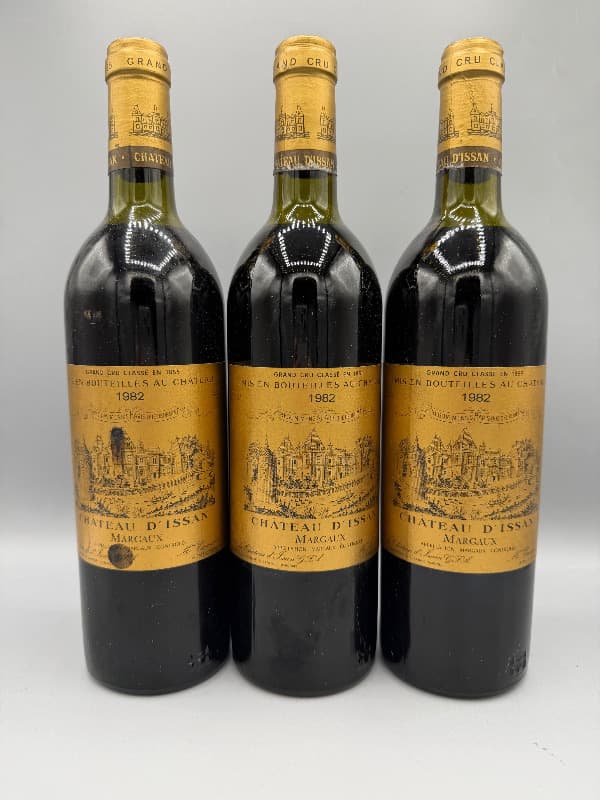 3 x Château d'Issan, Margaux, 1982