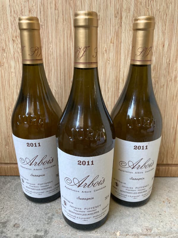 3 x Savagnin, Jacques Puffeney, Arbois, 2011