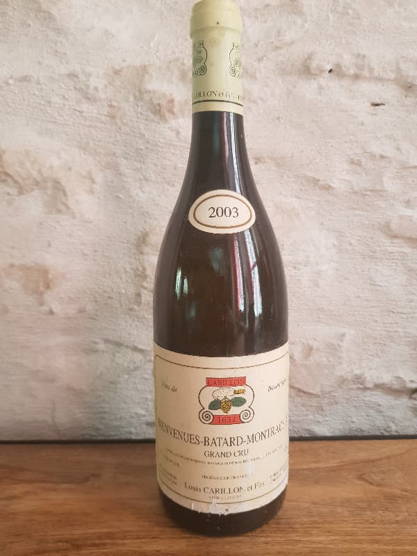 Bienvenues-Bâtard-Montrachet, Domaine Louis Carillon, 2003