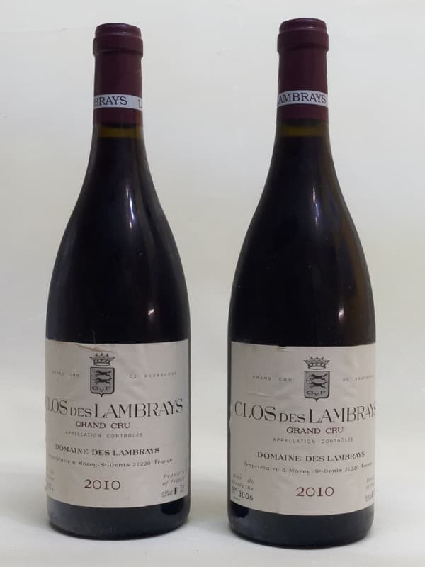 2 x Clos des Lambrays, Grand Cru, Domaine des Lambrays, 2010
