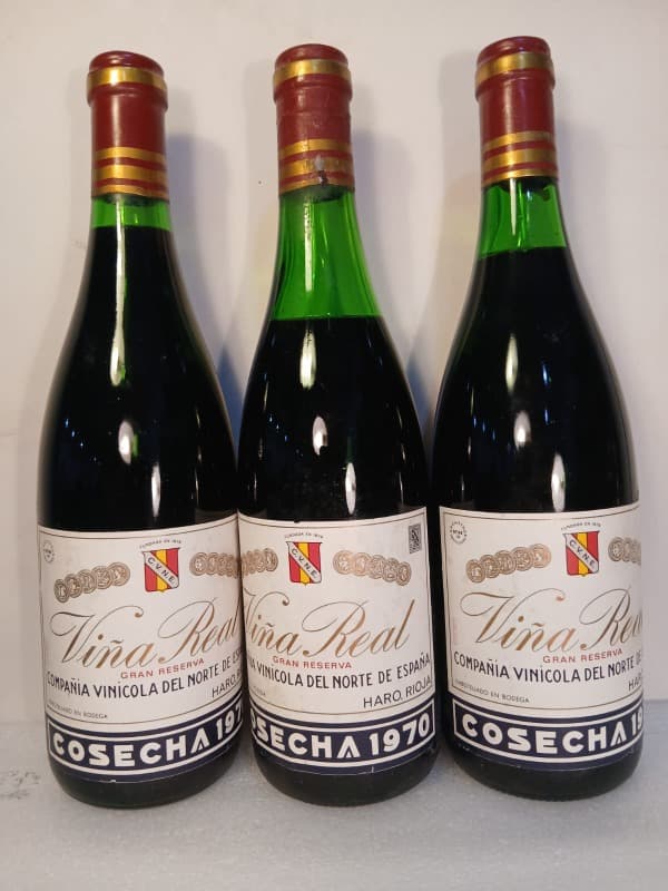 3 x Gran Reserva 1970, Viña Real CVNE, 1970