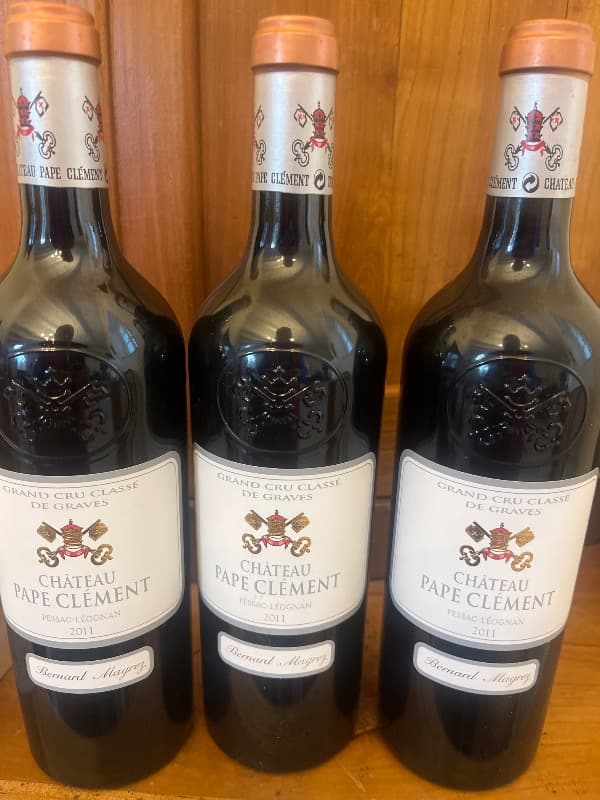 3 x Château Pape Clément, Pessac-Léognan, 2011