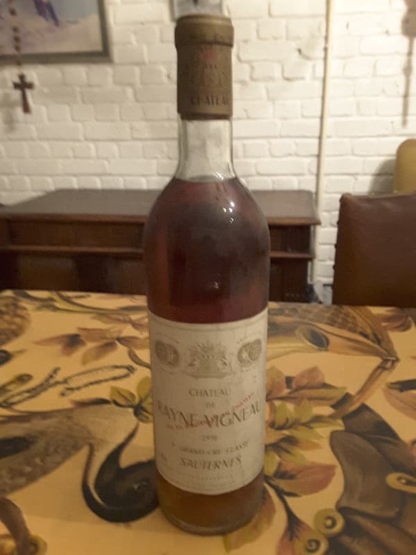 Rayne Vigneau, Sauternes, 1970