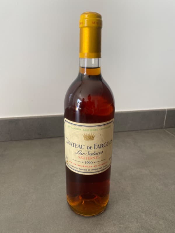 Lur Saluces, Château de Fargues, Sauternes, 1990