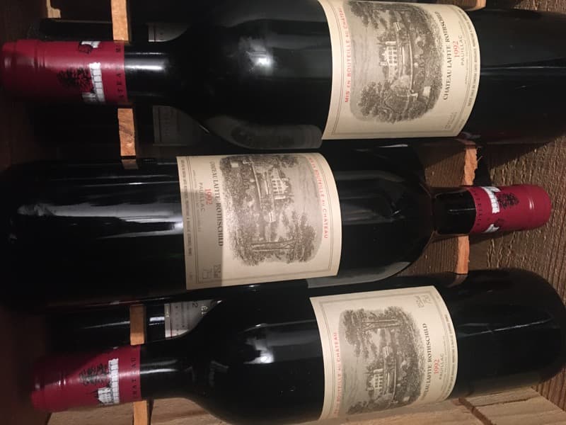 3 x château Lafite Rothschild, Pauillac, 1992