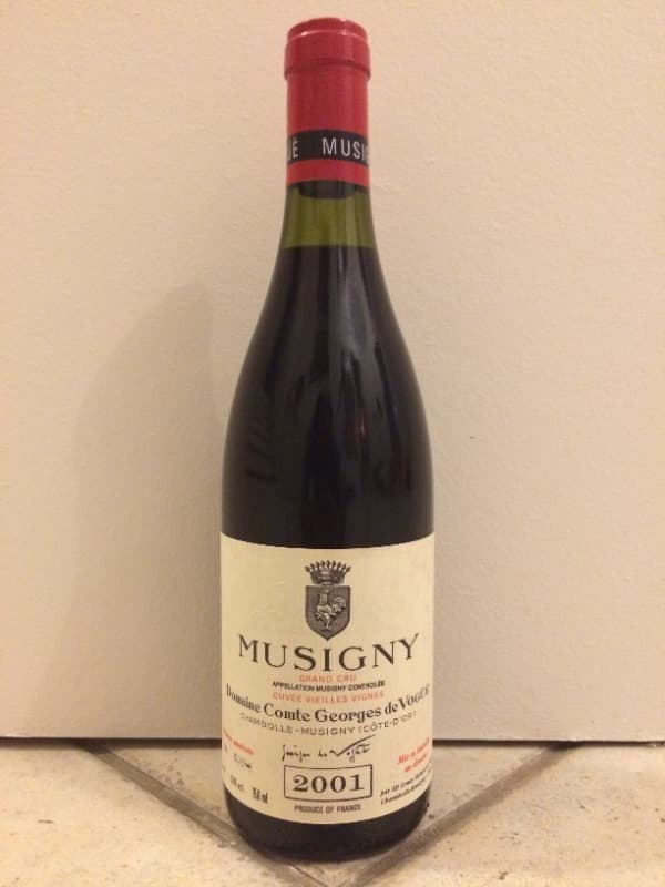 Musigny, Grand cru Cuvée Vieilles Vignes, Domaine Comte Georges de Vogüé, 2001