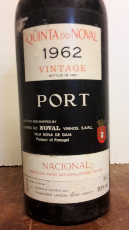 Nacional, Quinta do Noval, Porto, 1962