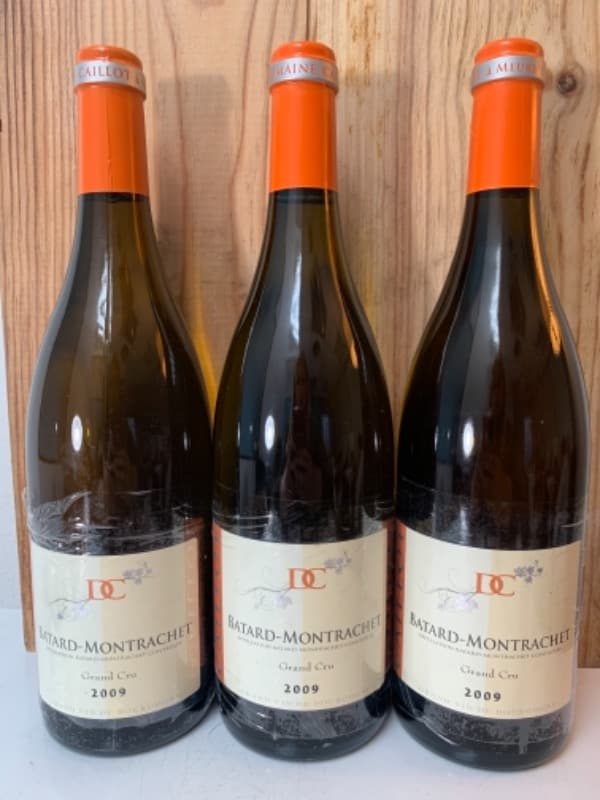 3 x Bâtard-Montrachet, Michel caillot, 2009