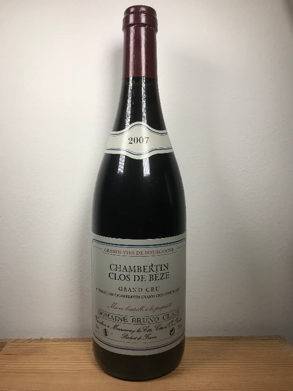 Chambertin-Clos de Bèze, Bruno Clair, 2007
