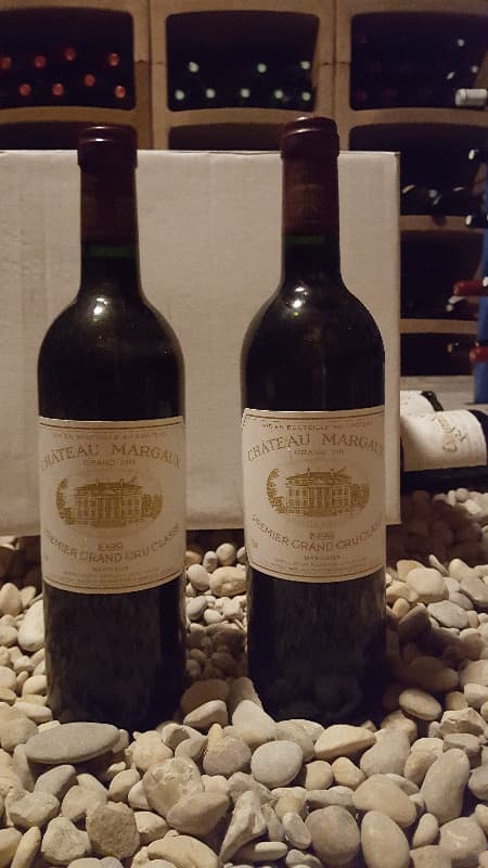 2 x château Margaux, Margaux, 1999