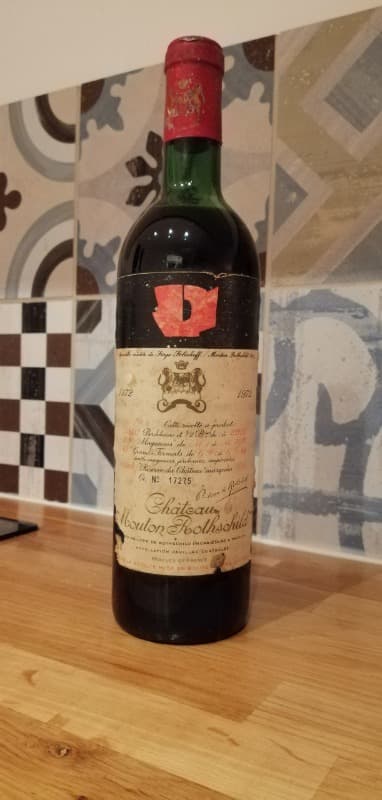 château Mouton Rothschild, Pauillac, 1972