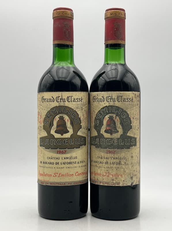 2 x Château l’Angélus, Saint-Émilion Grand Cru, 1967