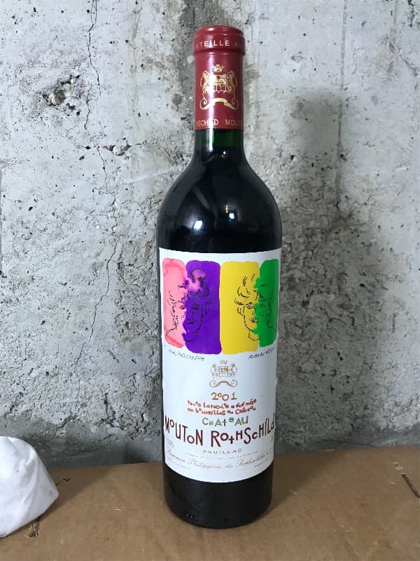 Château Mouton Rothschild, Pauillac, 2001