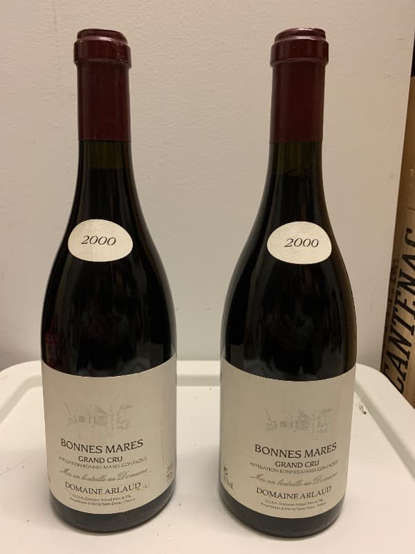 2 x Bonnes-Mares, Grand Cru, Domaine Arlaud, 2000