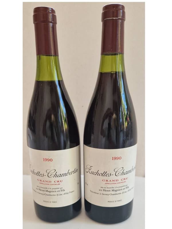 2 x Ruchottes-Chambertin Grand Cru, Henri Magnien et Fils, 1990