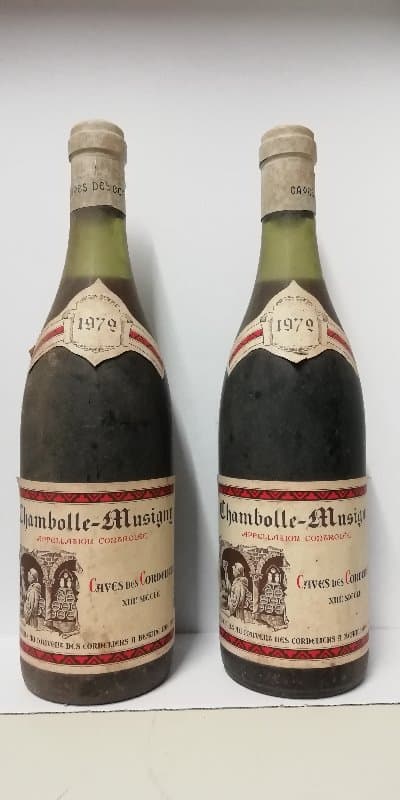 2 x Chambolle-Musigny, Cave des Cordeliers, 1972