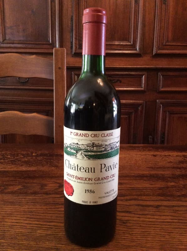 Château Pavie, Saint-Émilion, 1986