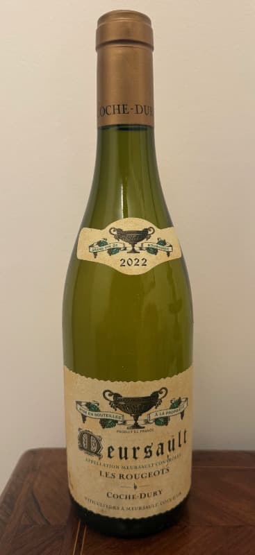 Meursault, Les Rougeots, domaine J.F. Coche-Dury, 2022