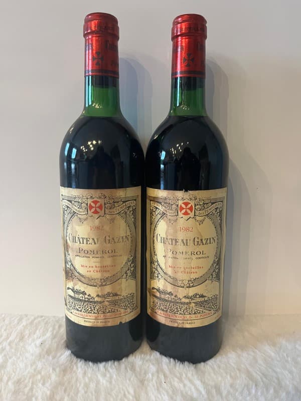 2 x Château Gazin, Pomerol, 1982