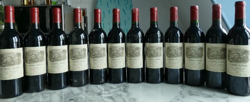 12 x Carruades, Château Lafite Rothschild, Pauillac, 1989