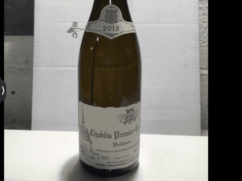 Chablis Premier Cru, Vaillon, François Raveneau, 2018