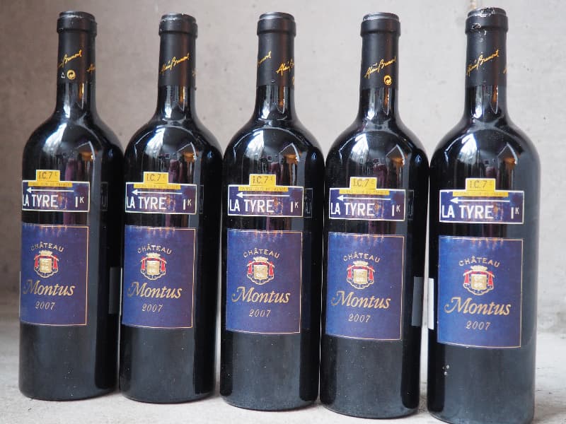 5 x Château Montus, La Tyre, Madiran, 2007
