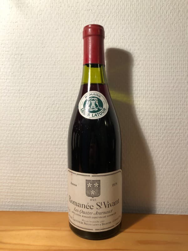 Romanée-Saint-Vivant, LES QUATRE JOURNAUX, DOMAINE LOUIS LATOUR, 1978