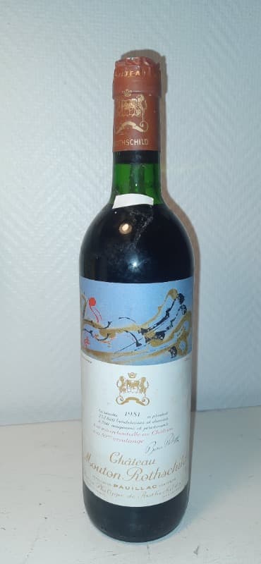 Château Mouton Rothschild, Pauillac, 1981