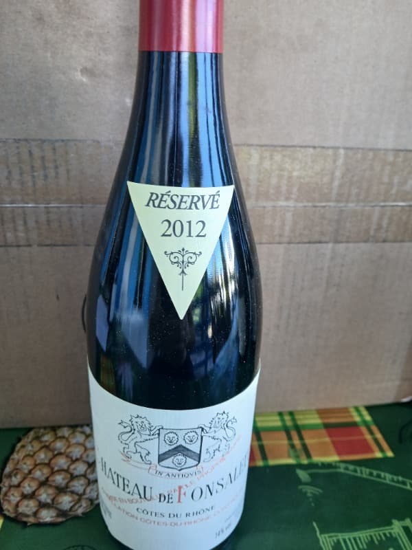 Côtes-du-Rhône, château Fonsalette, 2012